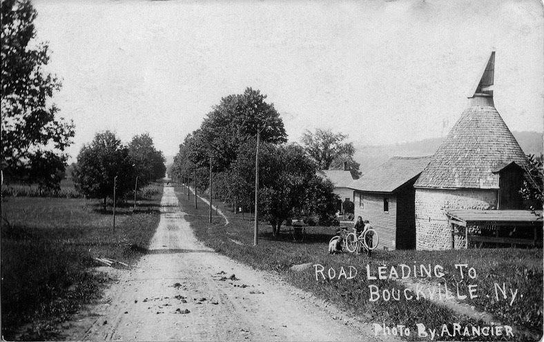 Hop kiln, Route 20, Fred Dahn farm, just east of Bouckville, 1912